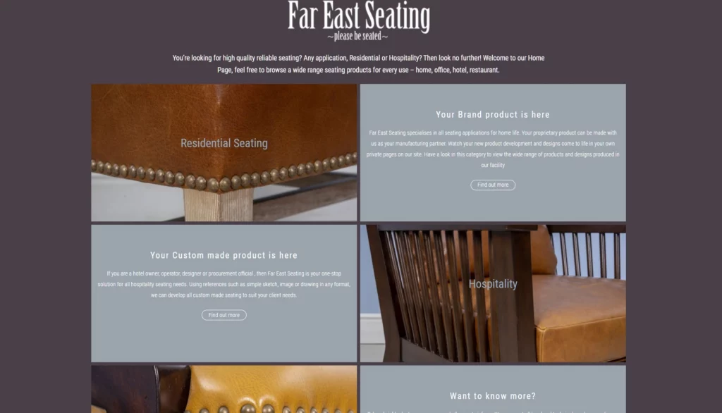 Far East Seating preview